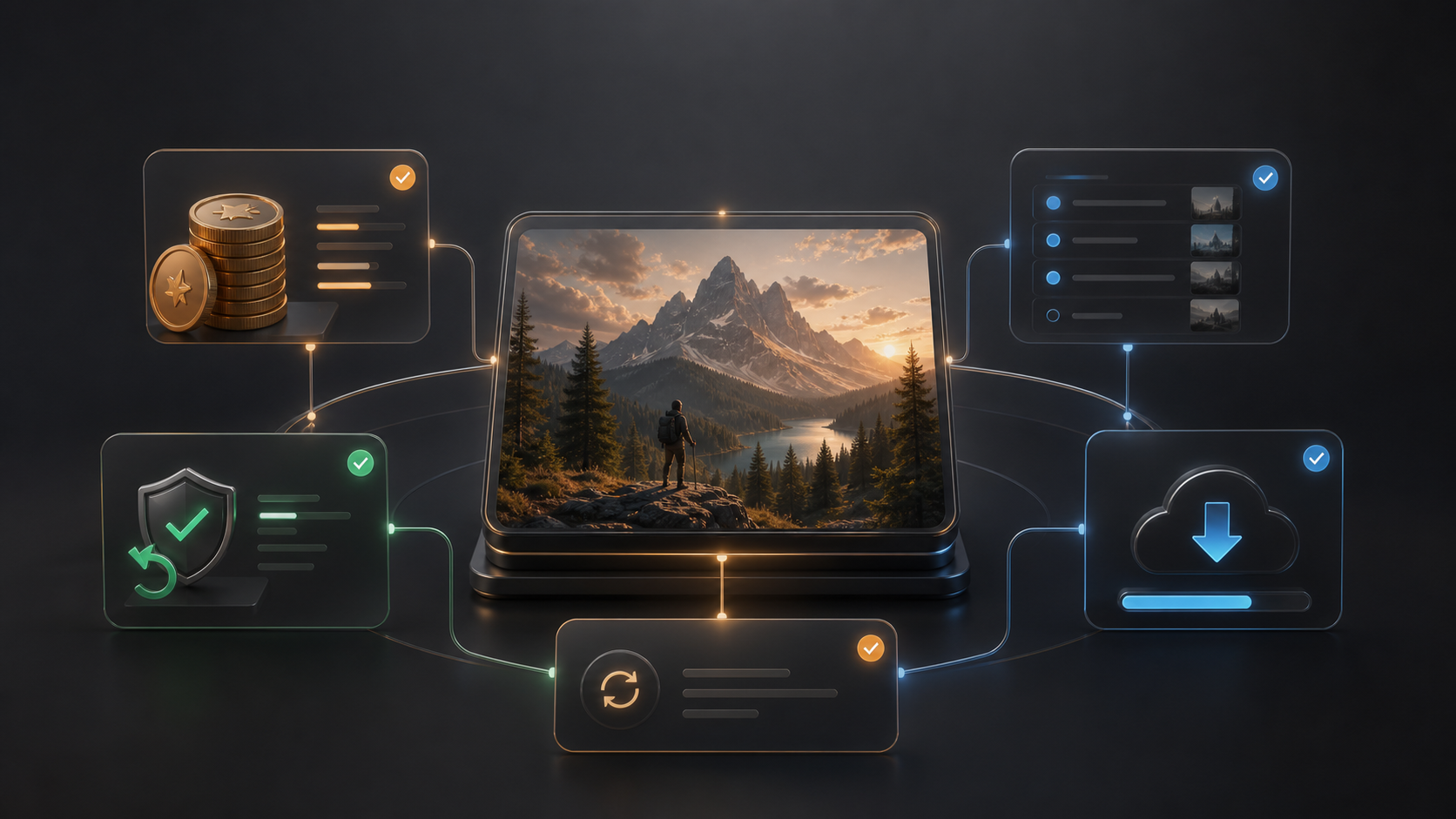Credits, History, and Safer AI Image Jobs